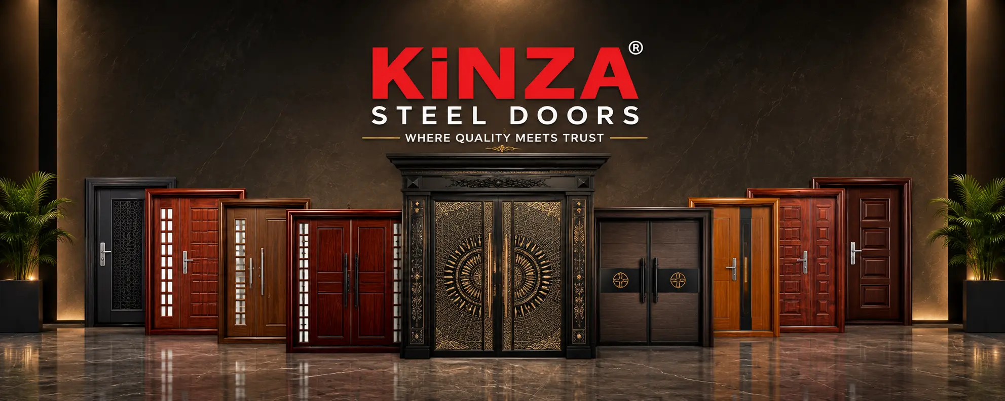 Kinza showroom banner